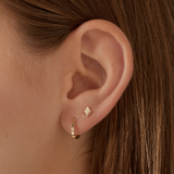 Treasure Stud - 14 Karat Gold Earrings Compass Luxe   