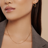 Paperclip Necklace - 10 Karat Gold Necklaces Compass Luxe   