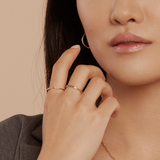 Dotted Ring - 10 Karat Gold Earrings Compass Luxe   