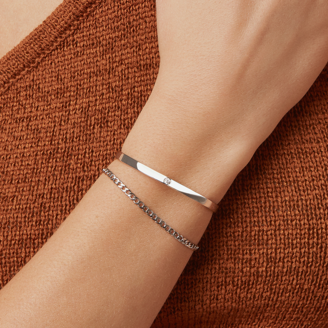 Kira Bracelet - Silver Bracelets TwentyCompass   