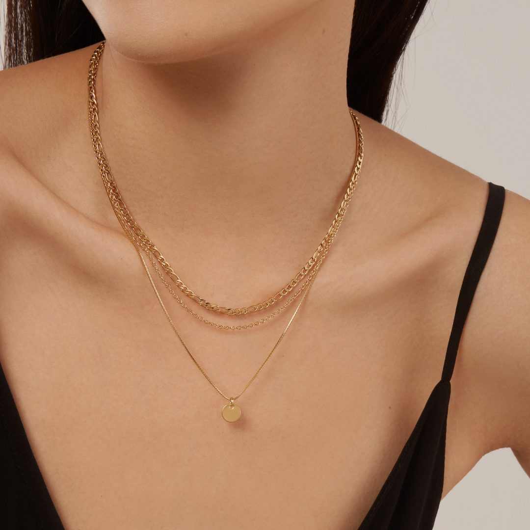Berawa Necklace - Gold Necklaces TwentyCompass   