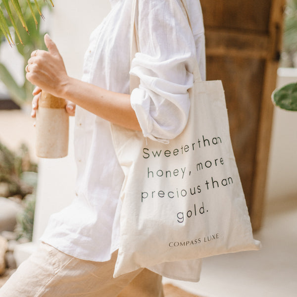 Sweeter Than Honey Tote Accessories Twenty Compass    Sweeter Than Honey Tote