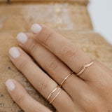 Torsade Ring - 10 Karat Gold Rings Compass Luxe   