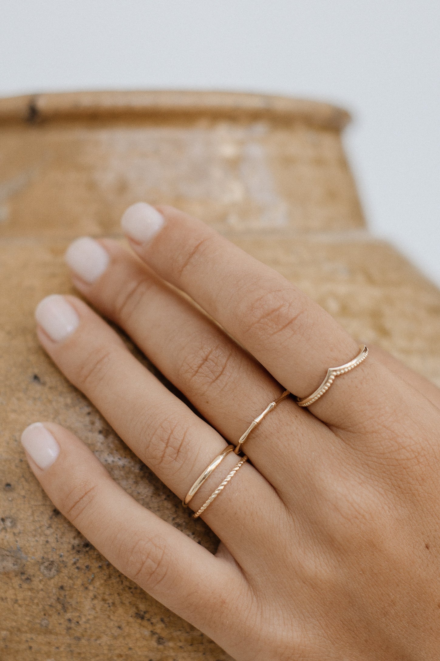 Torsade Ring - 10 Karat Gold Rings Compass Luxe   