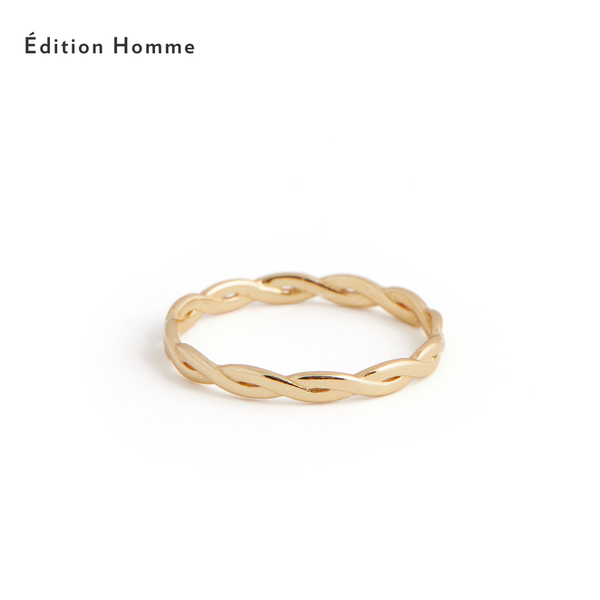 Braided Ring - Gold Rings Twenty Compass    Braided Ring - Gold