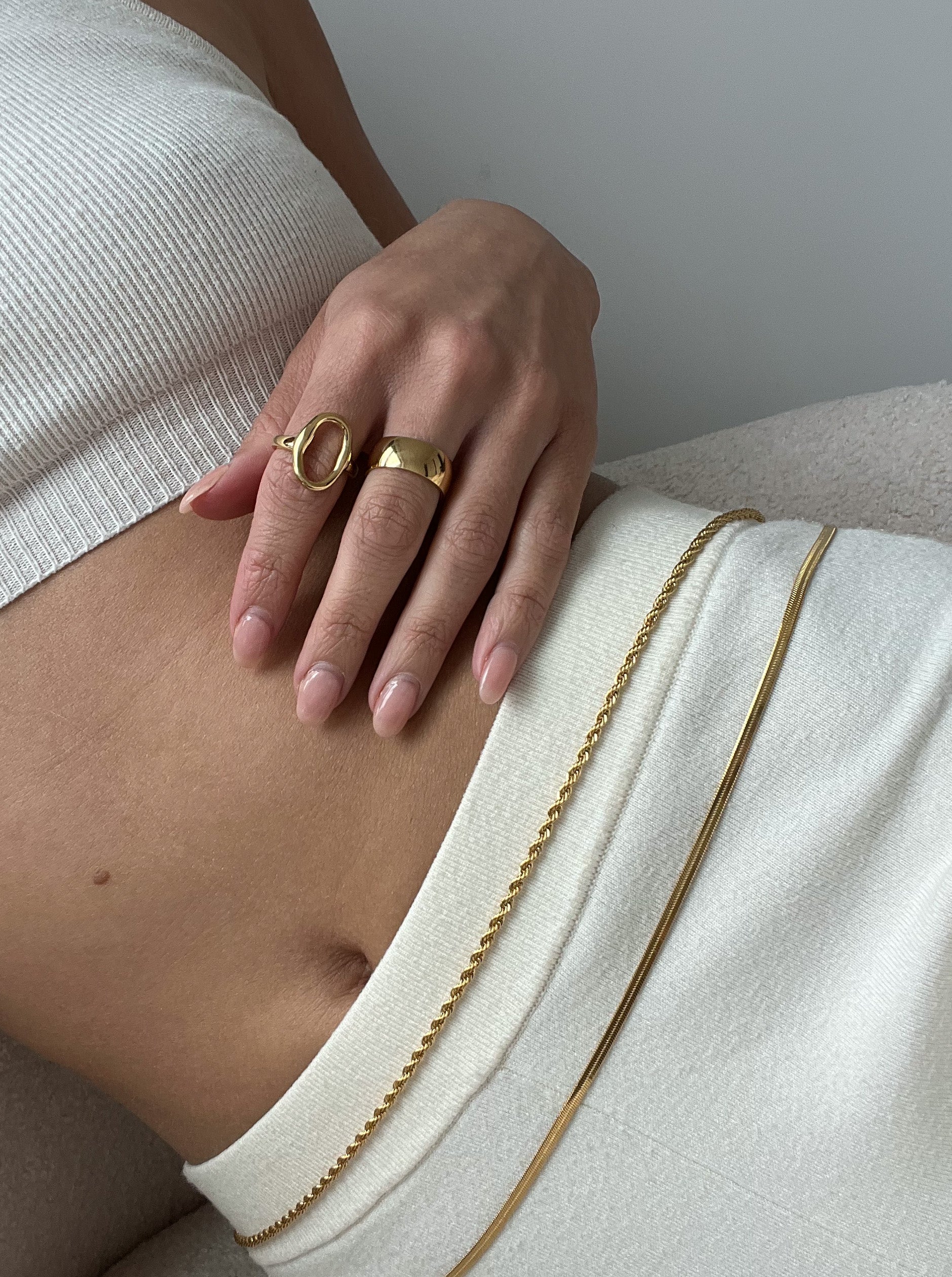 Embrace Body Chain - Gold Body Chains Twenty Compass   