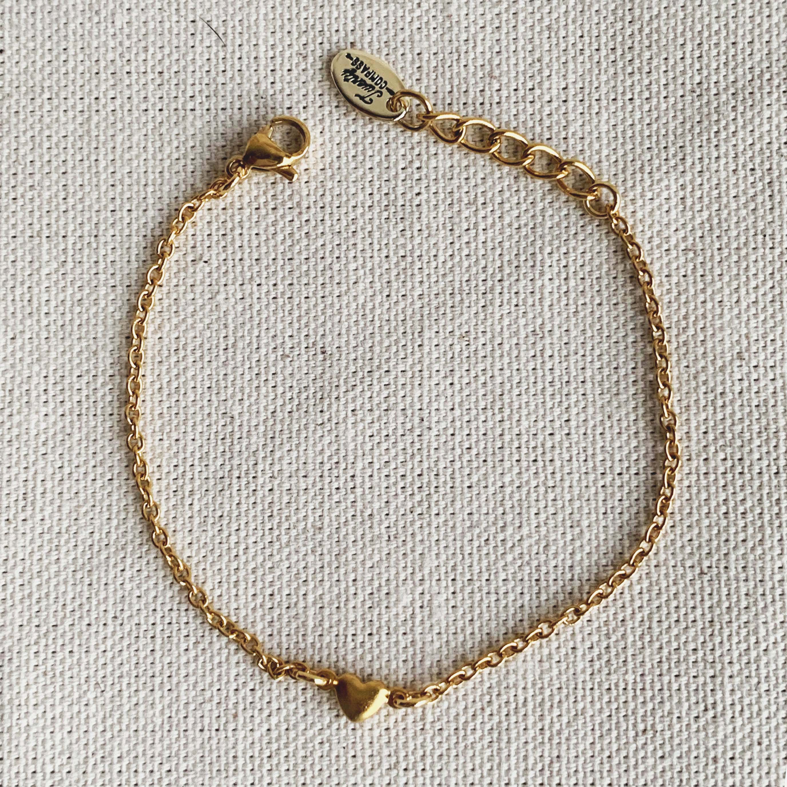 Hopeless Romantic Bracelet - Gold Bracelets TwentyCompass   