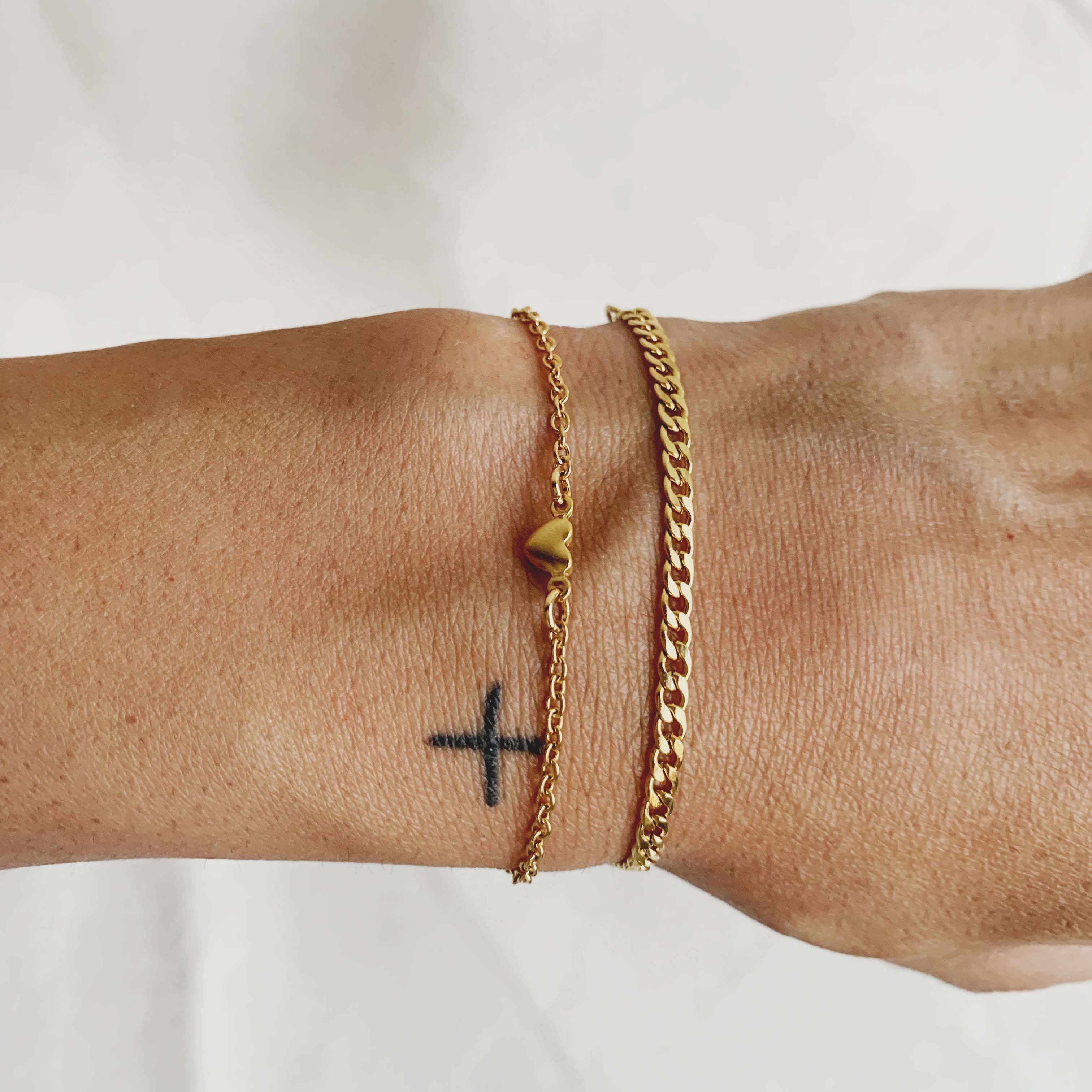 Hopeless Romantic Bracelet - Gold Bracelets TwentyCompass   