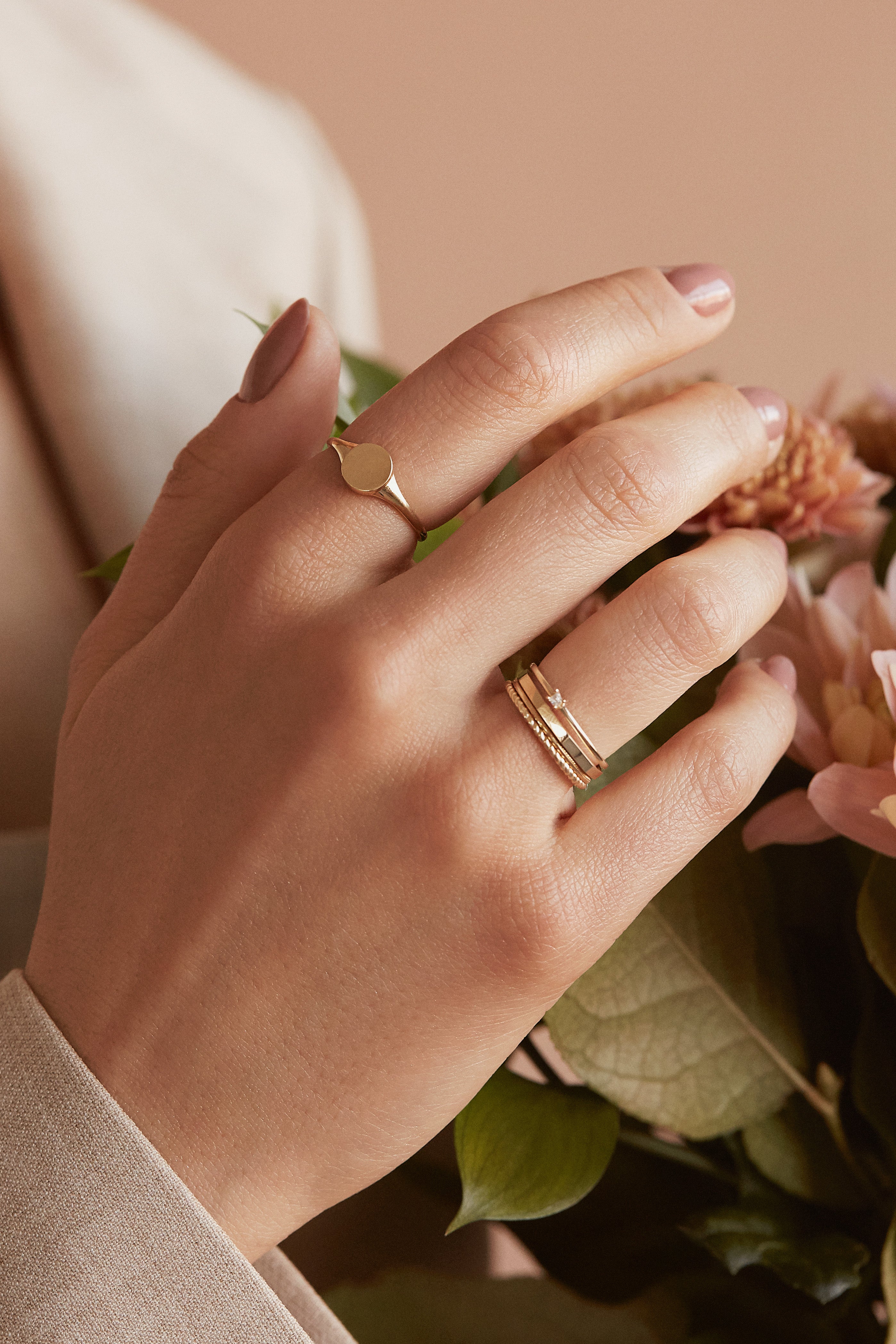 Sapphire Ring - 10 Karat Gold Rings Compass Luxe   