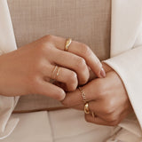 Sapphire Ring - 10 Karat Gold Rings Compass Luxe   