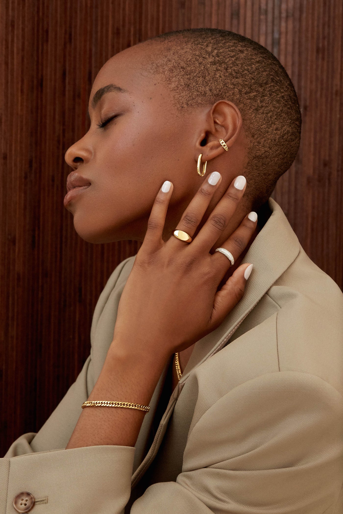 Chain Ear Cuff - Vermeil