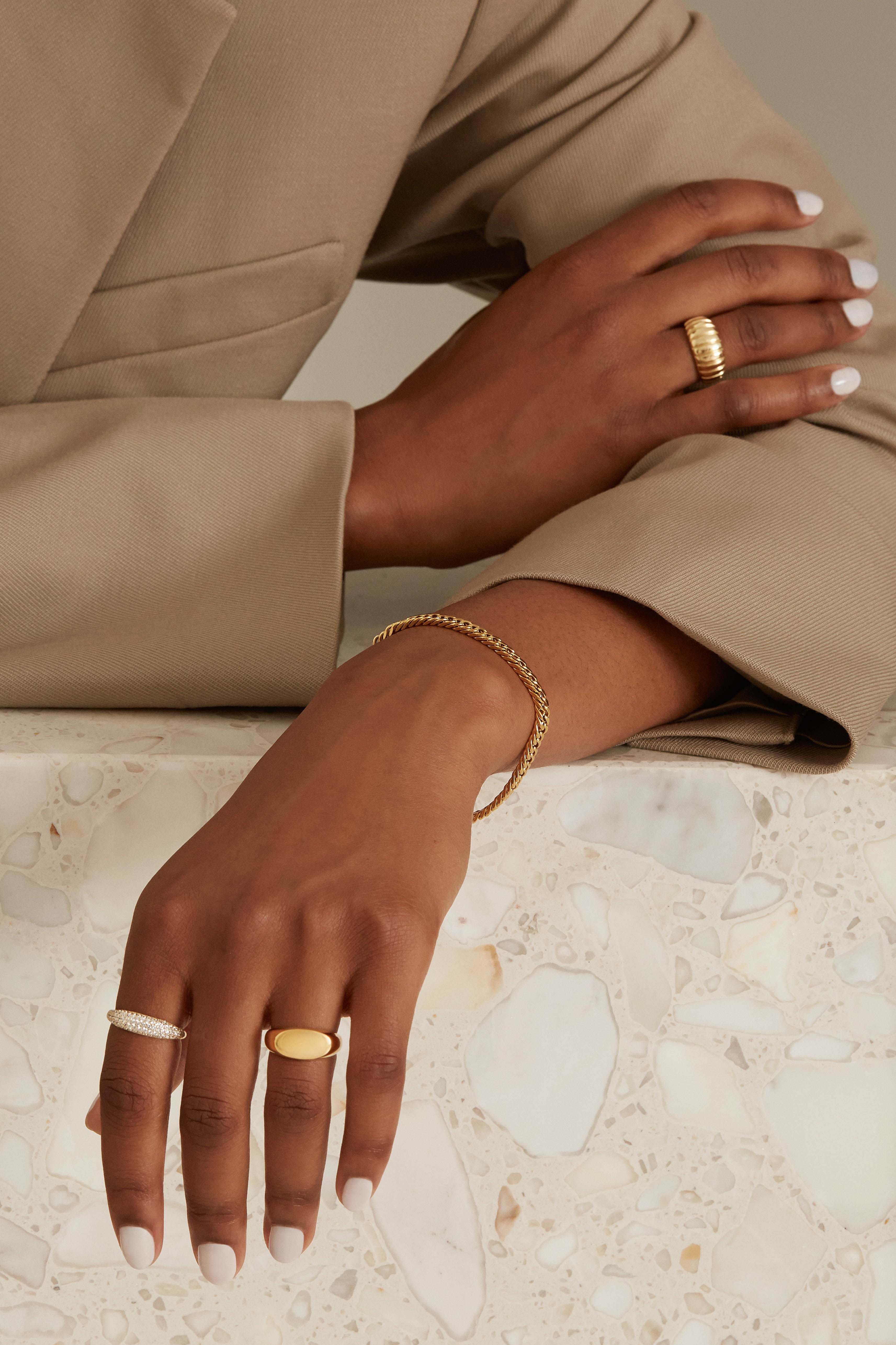 Jude Bracelet - Gold Bracelets Twenty Compass   