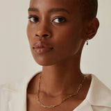 Paperclip Necklace - Gold Necklaces Twenty Compass   
