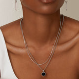 Billie Necklace - Silver Necklaces Twenty Compass   