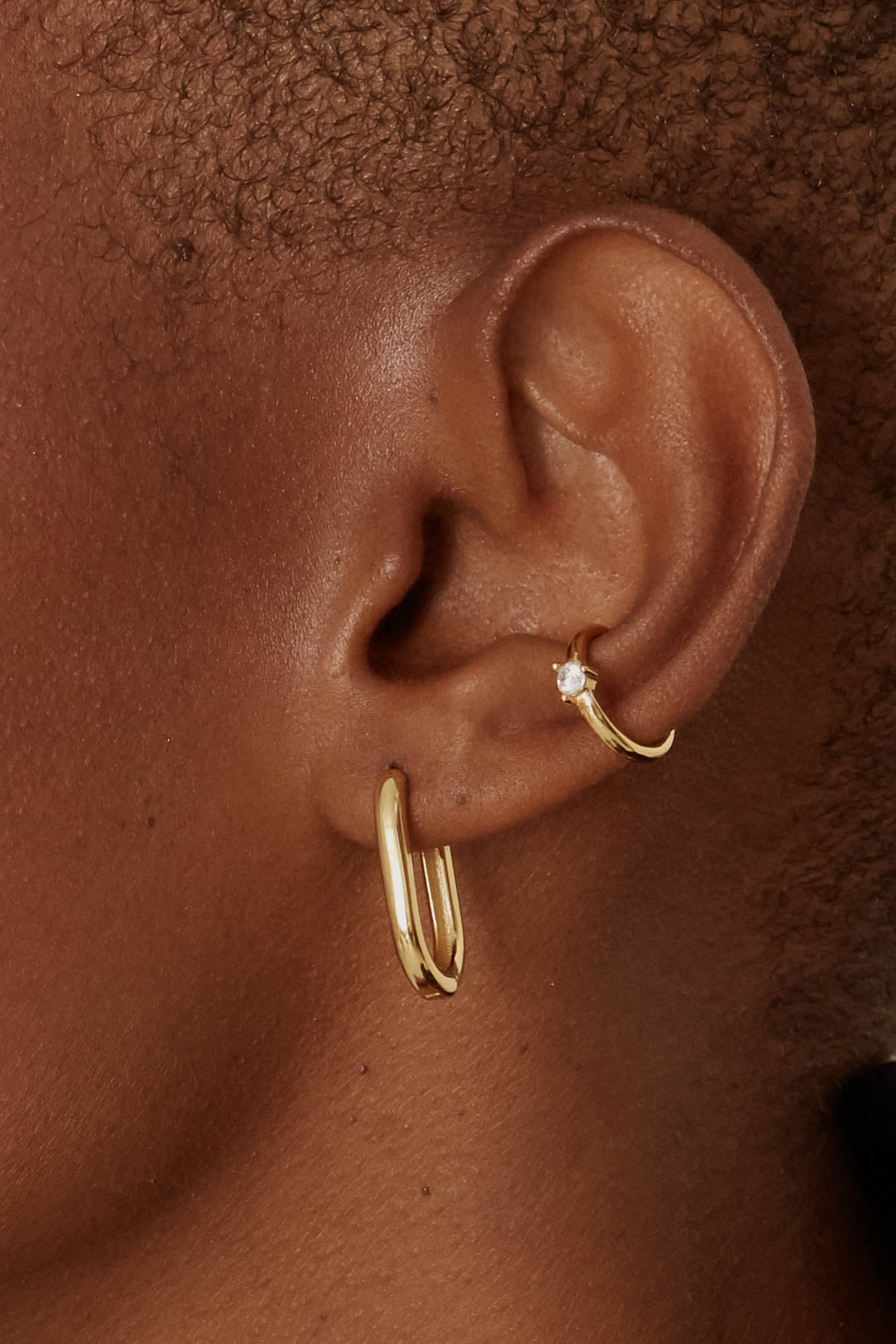 Sparkle Ear Cuff - Gold Vermeil Earrings Twenty Compass   