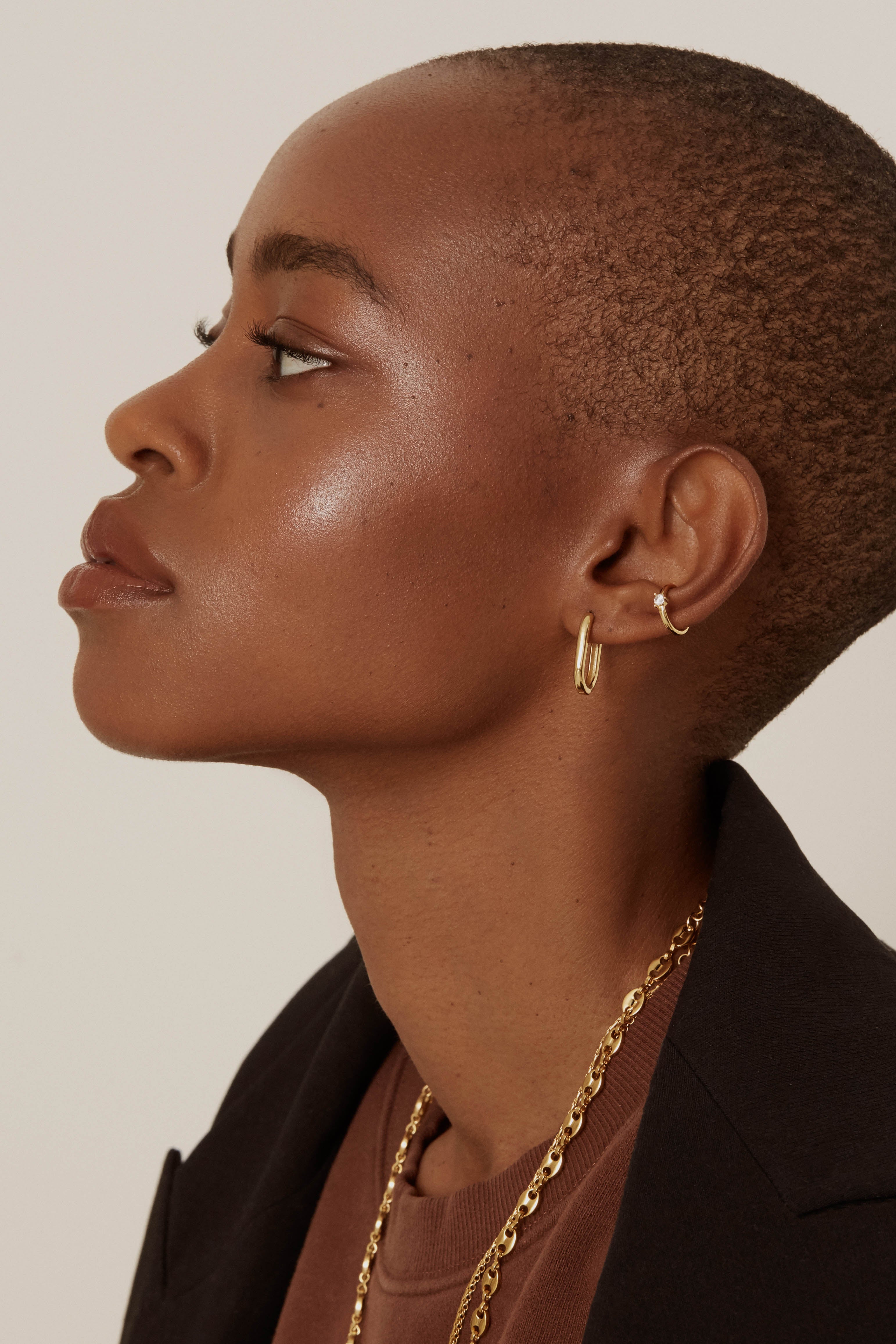 Sparkle Ear Cuff - Gold Vermeil Earrings Twenty Compass   