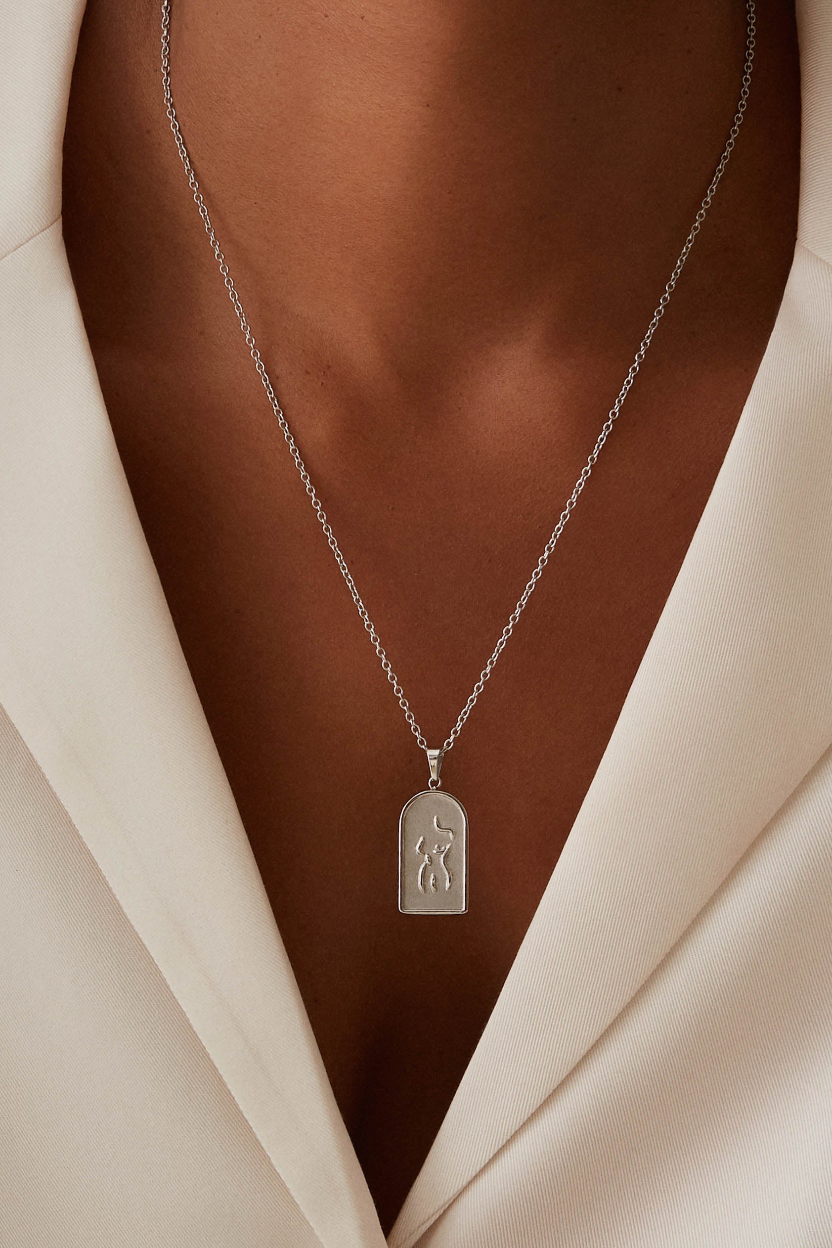 Femme Necklace - Silver Necklaces Twenty Compass   
