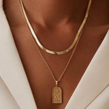 Femme Necklace - Gold Necklaces Twenty Compass   