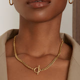 Jude Necklace - Gold Necklaces Twenty Compass   