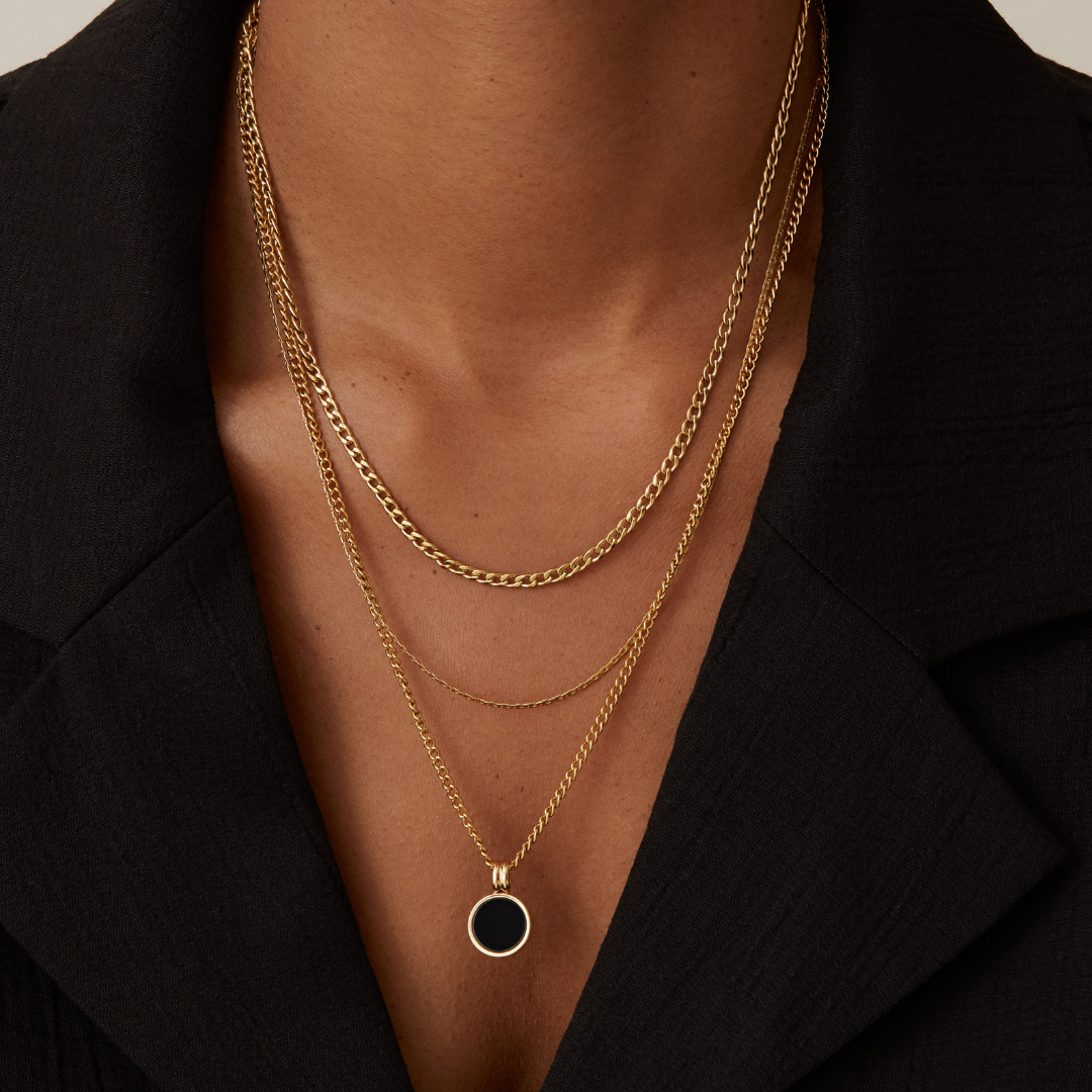 Kira Necklace - Gold Necklaces TwentyCompass   