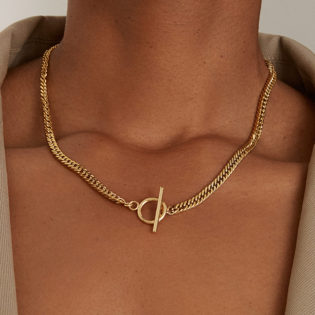 Jude Necklace - Gold Necklaces Twenty Compass   