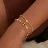 Hopeless Romantic Bracelet - Gold Bracelets TwentyCompass   