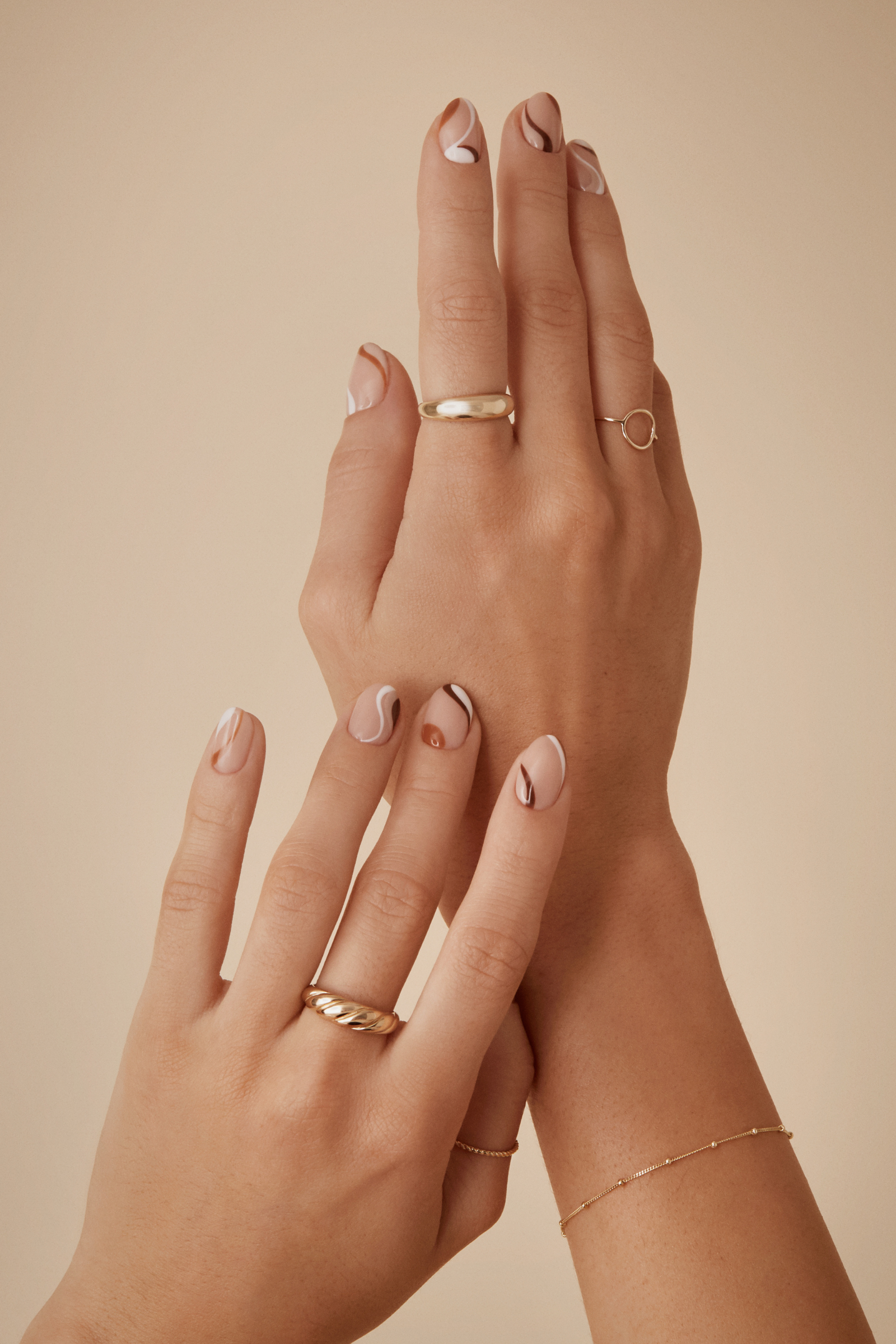 Croissant Ring - 10 Karat Gold Rings Compass Luxe   