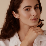 Lotus Stud Earrings - 14k Gold Earrings Compass Luxe   