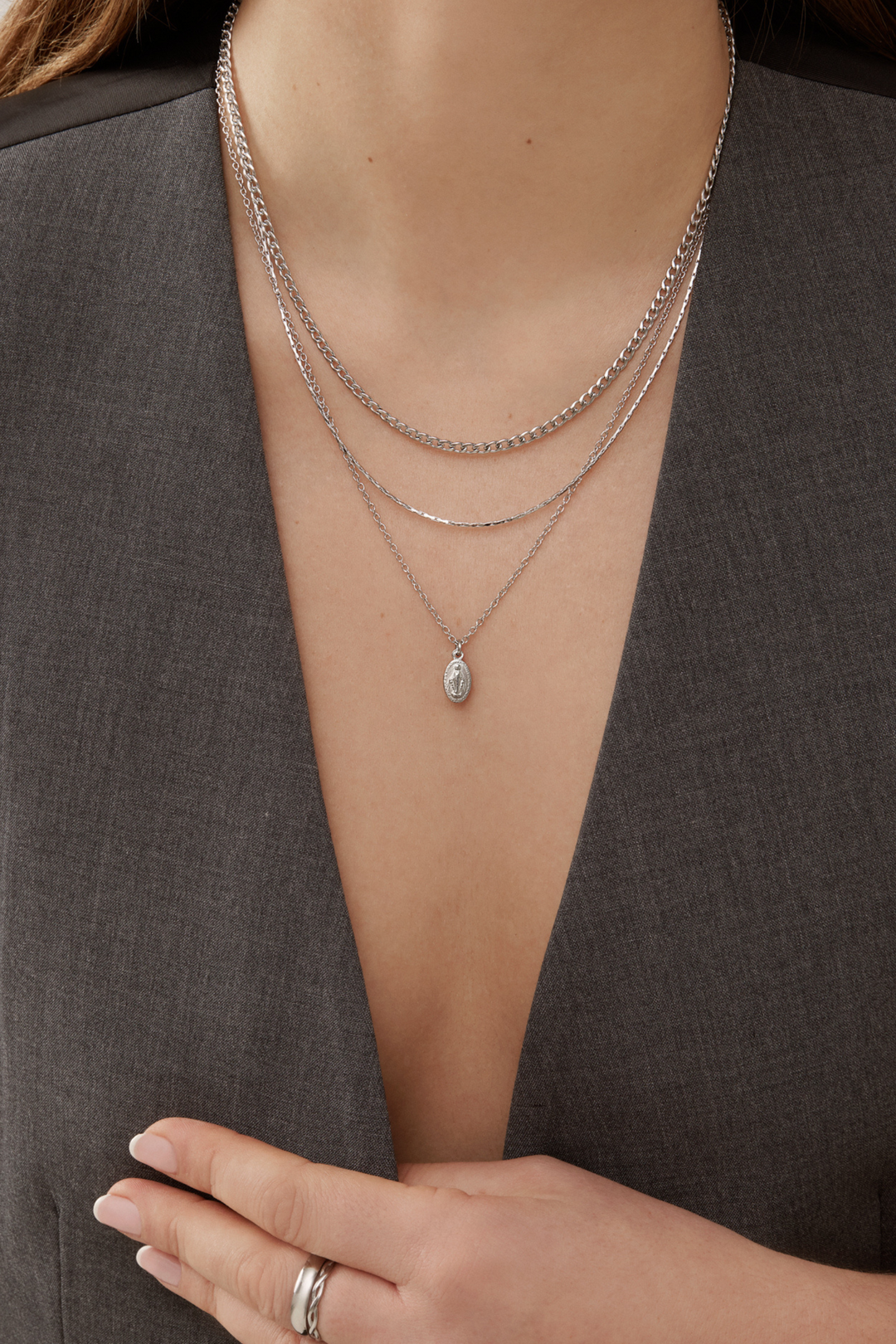 ꕤclara* 【3点】 Kira Necklace - Silver – Twenty Compass