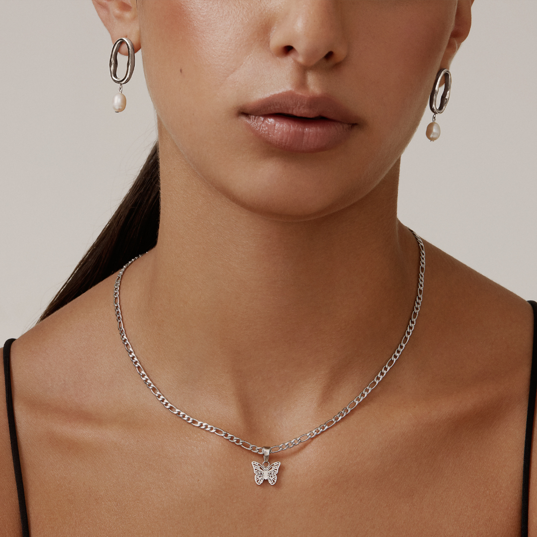 Dolce Vita Earrings - Silver Earrings Twenty Compass   