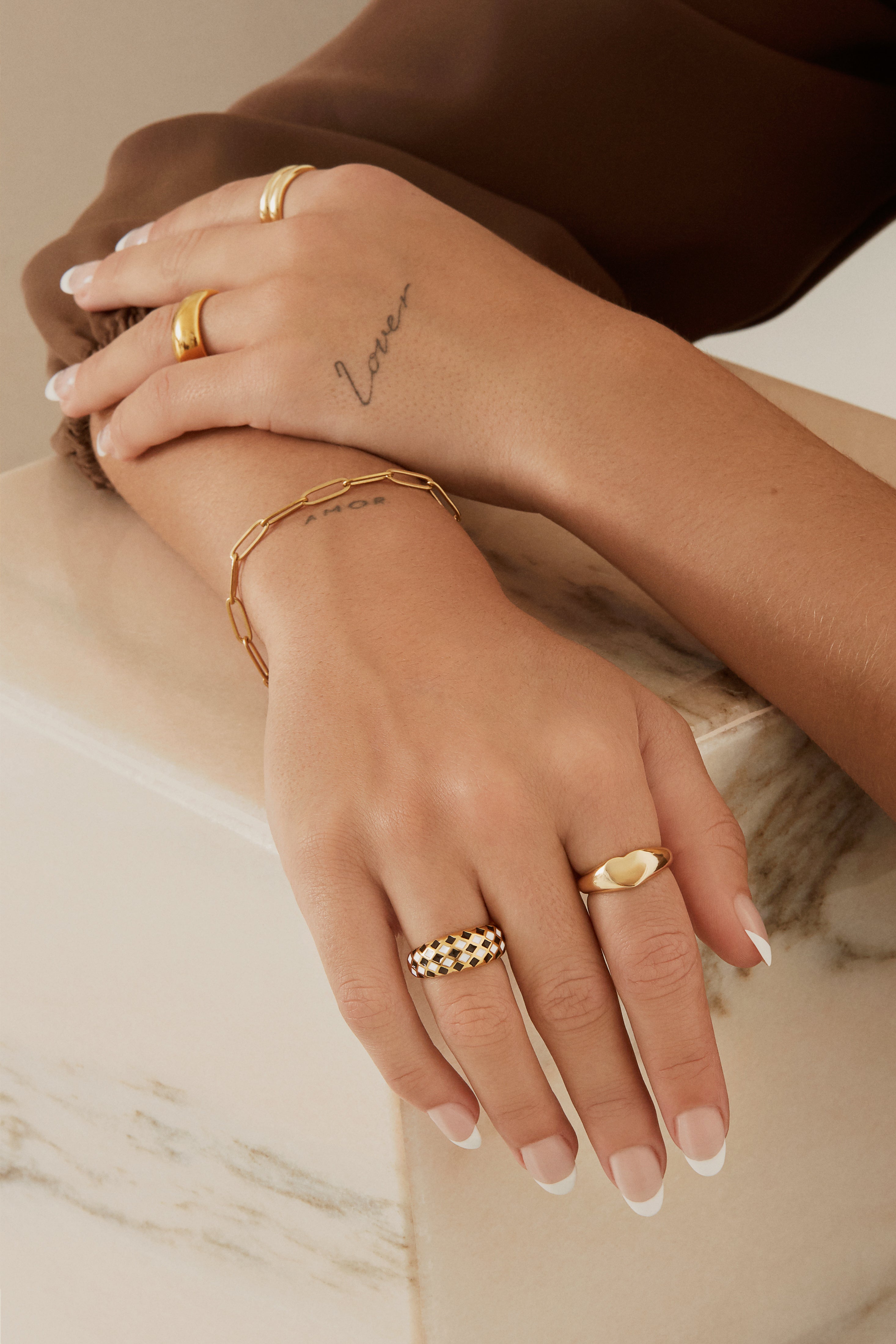Sweetheart Ring - Gold Rings Twenty Compass   