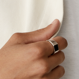 London Ring - Silver Rings Twenty Compass   