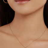 Letter Necklace - 10 Karat Gold Necklaces Compass Luxe   
