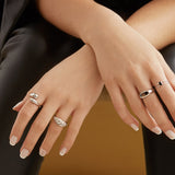 Croissant Ring - Silver Rings Twenty Compass   