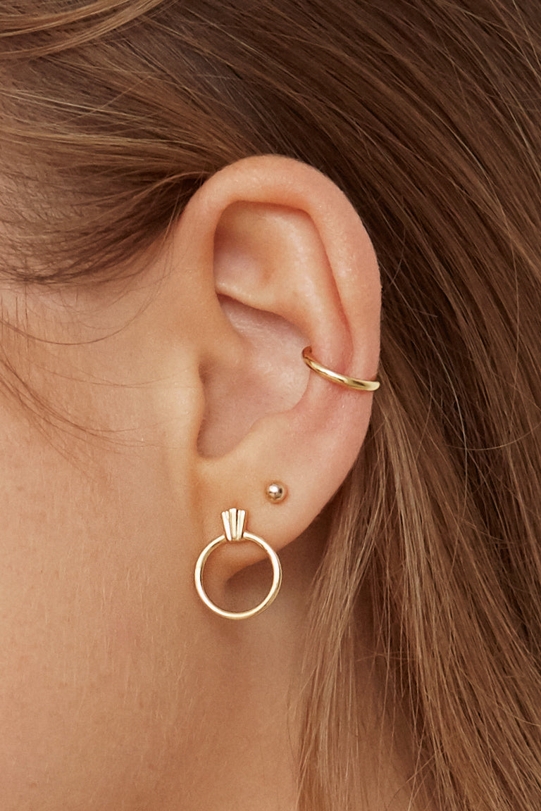 Basic Ear Cuff - Gold Vermeil