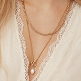 Freshwater Necklace - Gold Necklaces TwentyCompass   