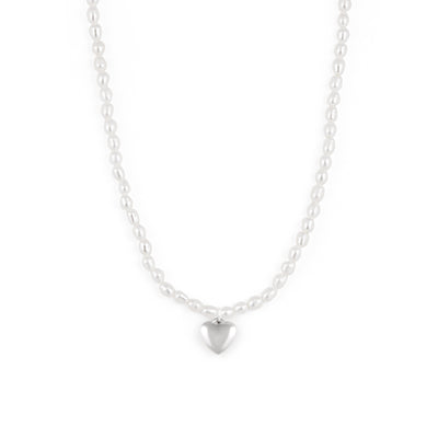 Rêve Pearl Necklace - Silver