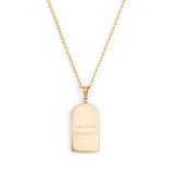 Femme Necklace - Gold Necklaces Twenty Compass   