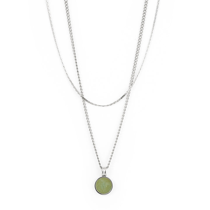 Pendentif argent sterling avec Aventurine - 4 carats - Montres & Bijoux