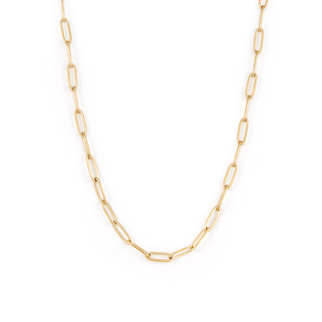 Paperclip Necklace - Gold – Twenty Compass