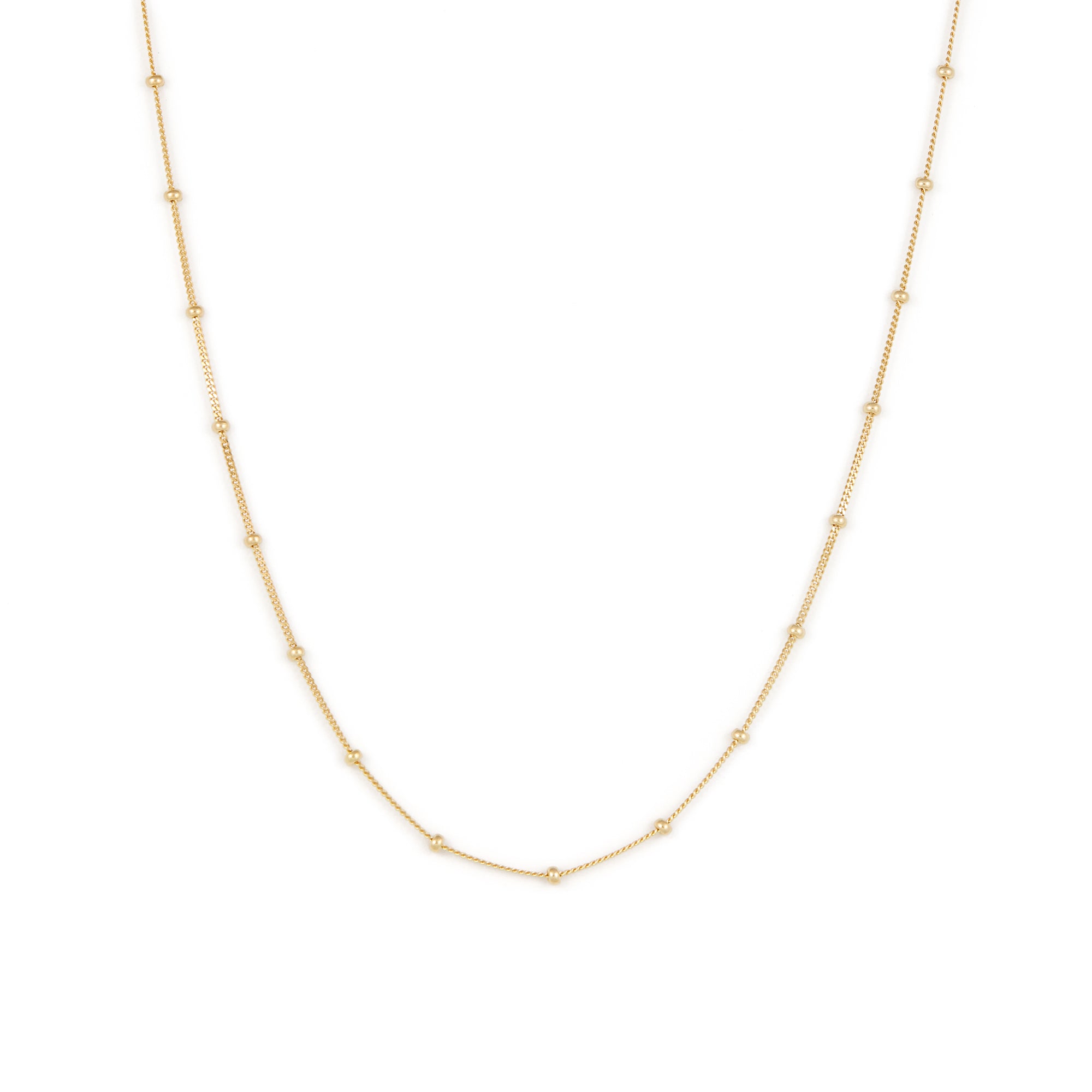 Satellite Necklace - 10 Karat Gold Necklaces Compass Luxe   