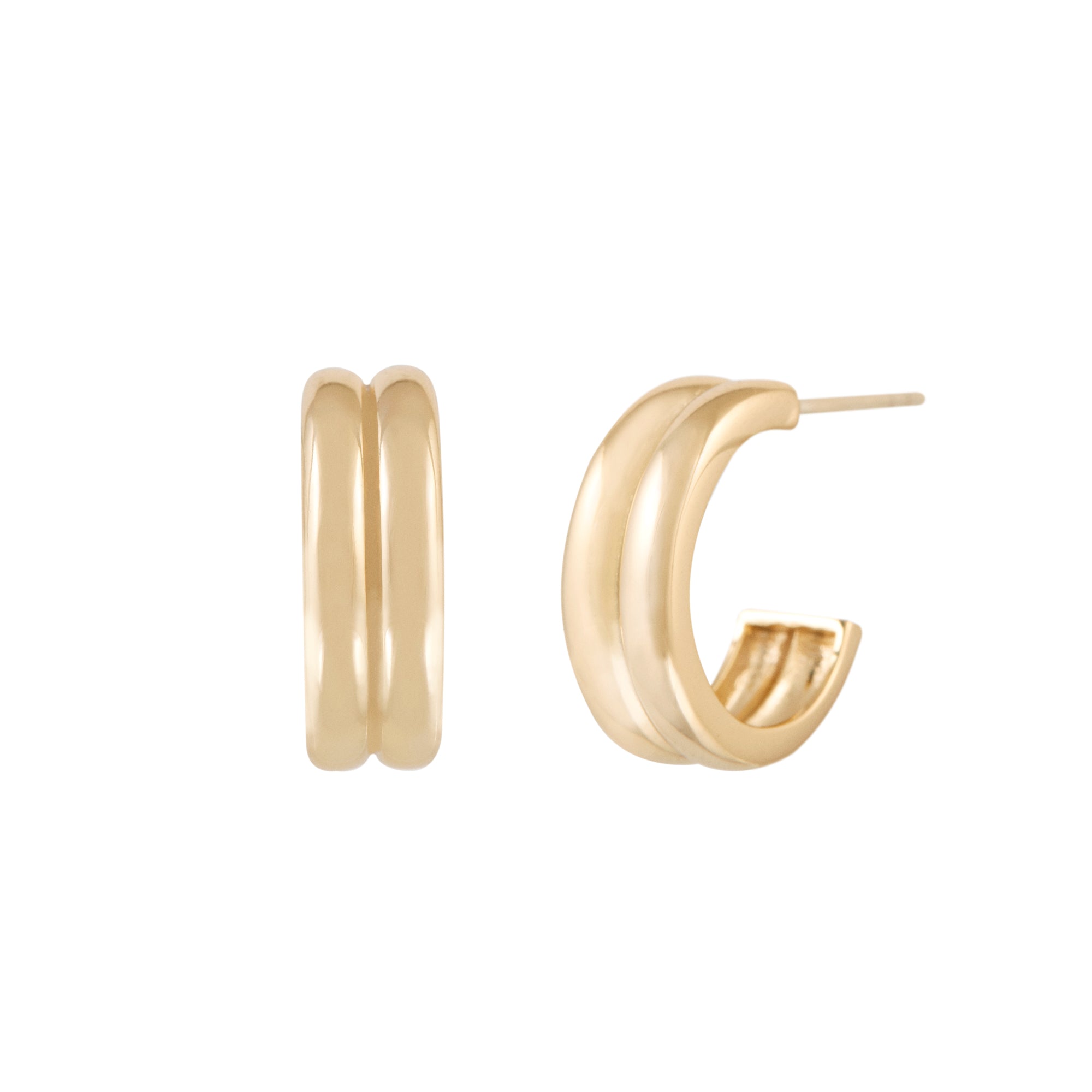 Marilou Earrings - Gold Earrings Twenty Compass   