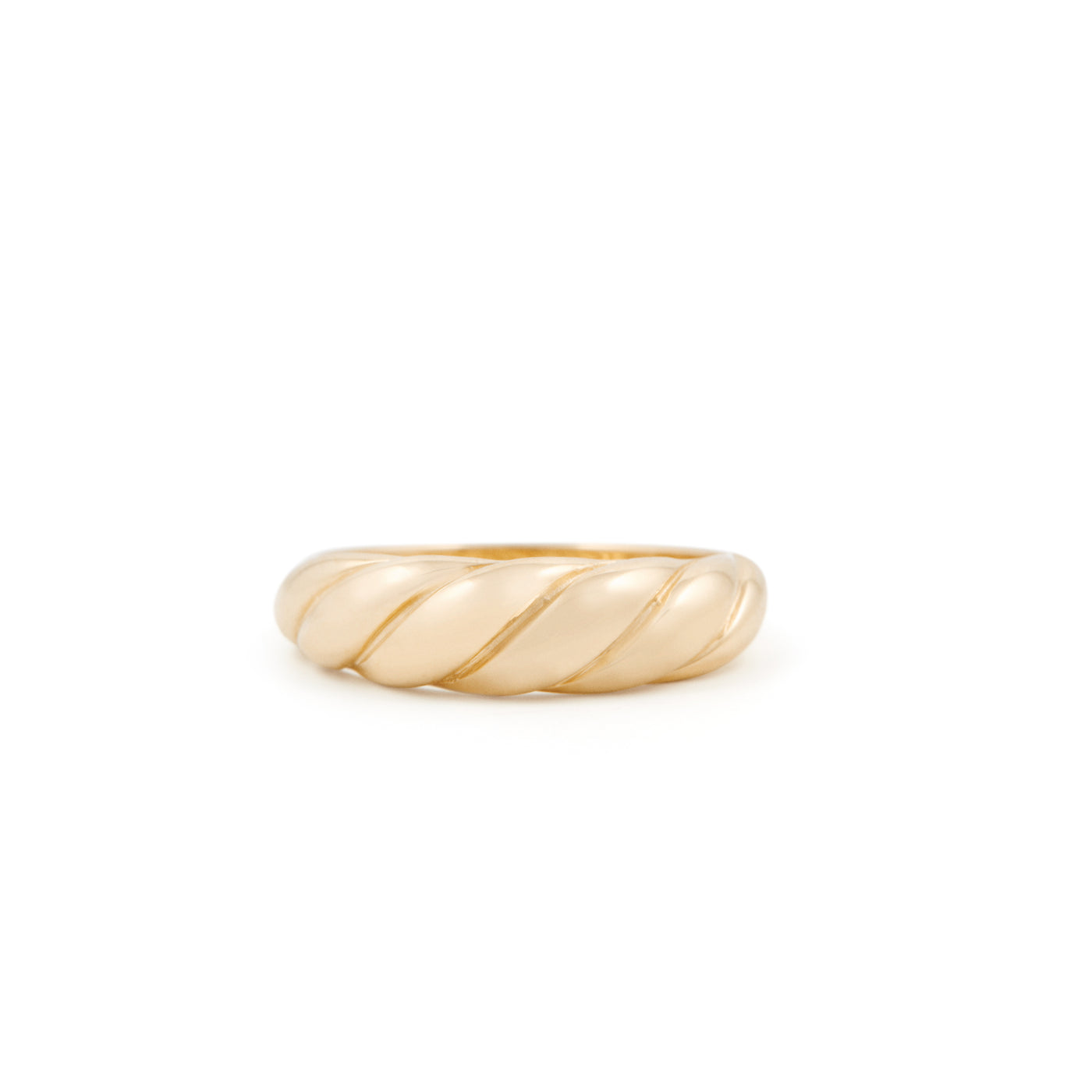 Croissant Ring - 10 Karat Gold Croissant Ring - 10 Karat Gold