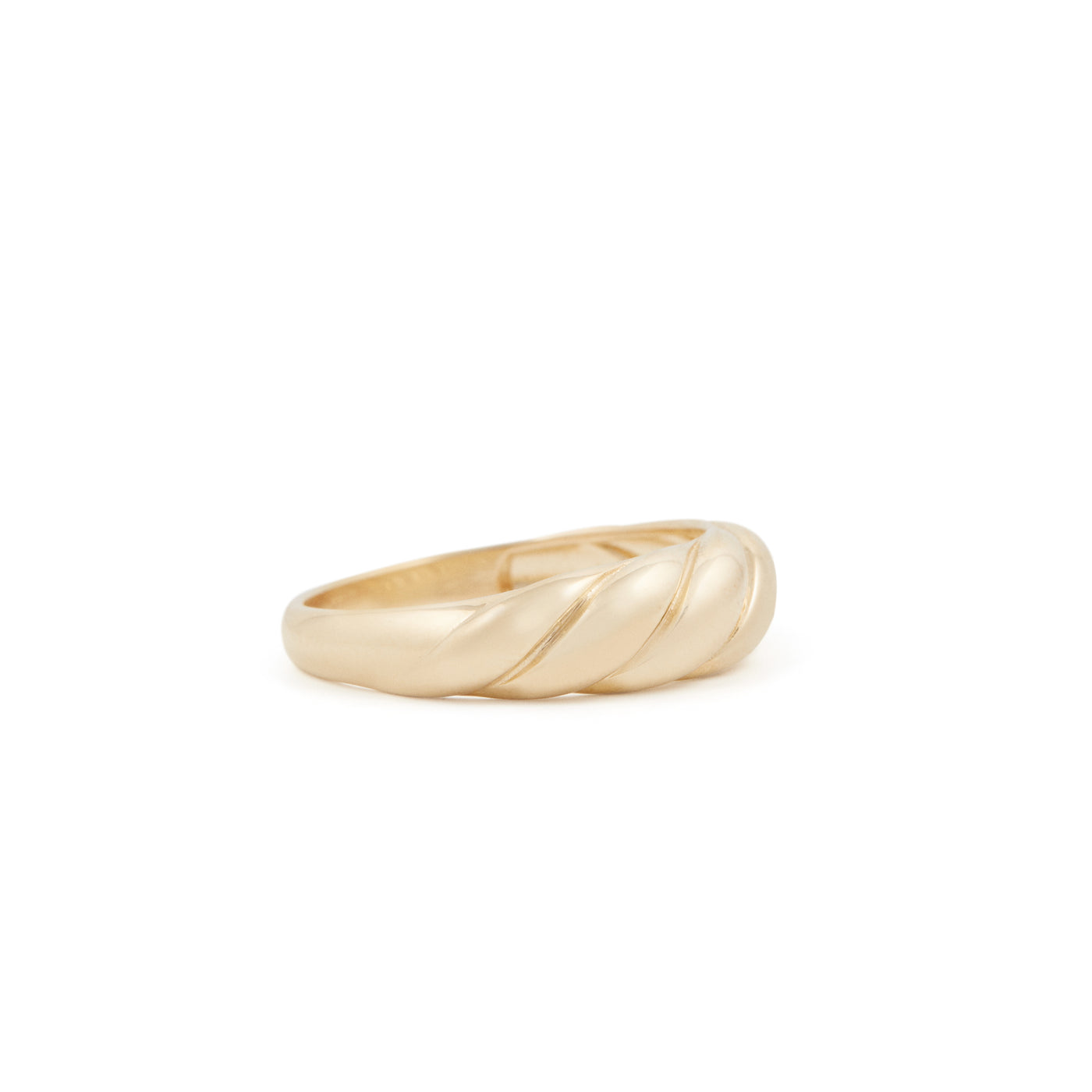 Croissant Ring - 10 Karat Gold