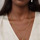 Freshwater Necklace - Gold Necklaces TwentyCompass   