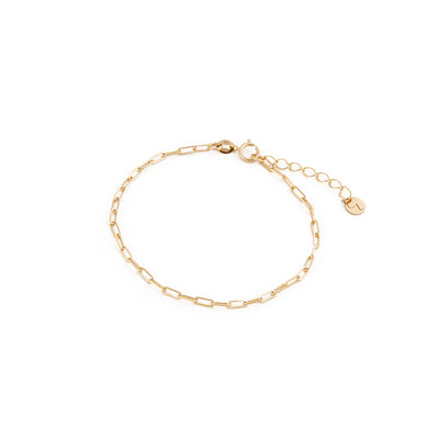 Paperclip Bracelet - 10 Karat Gold