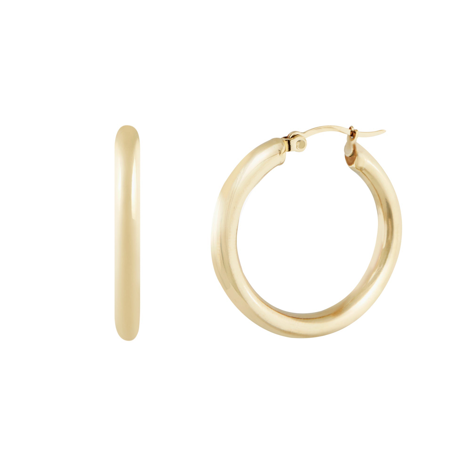 Hailey Hoops - Gold Earrings Twenty Compass 14k  