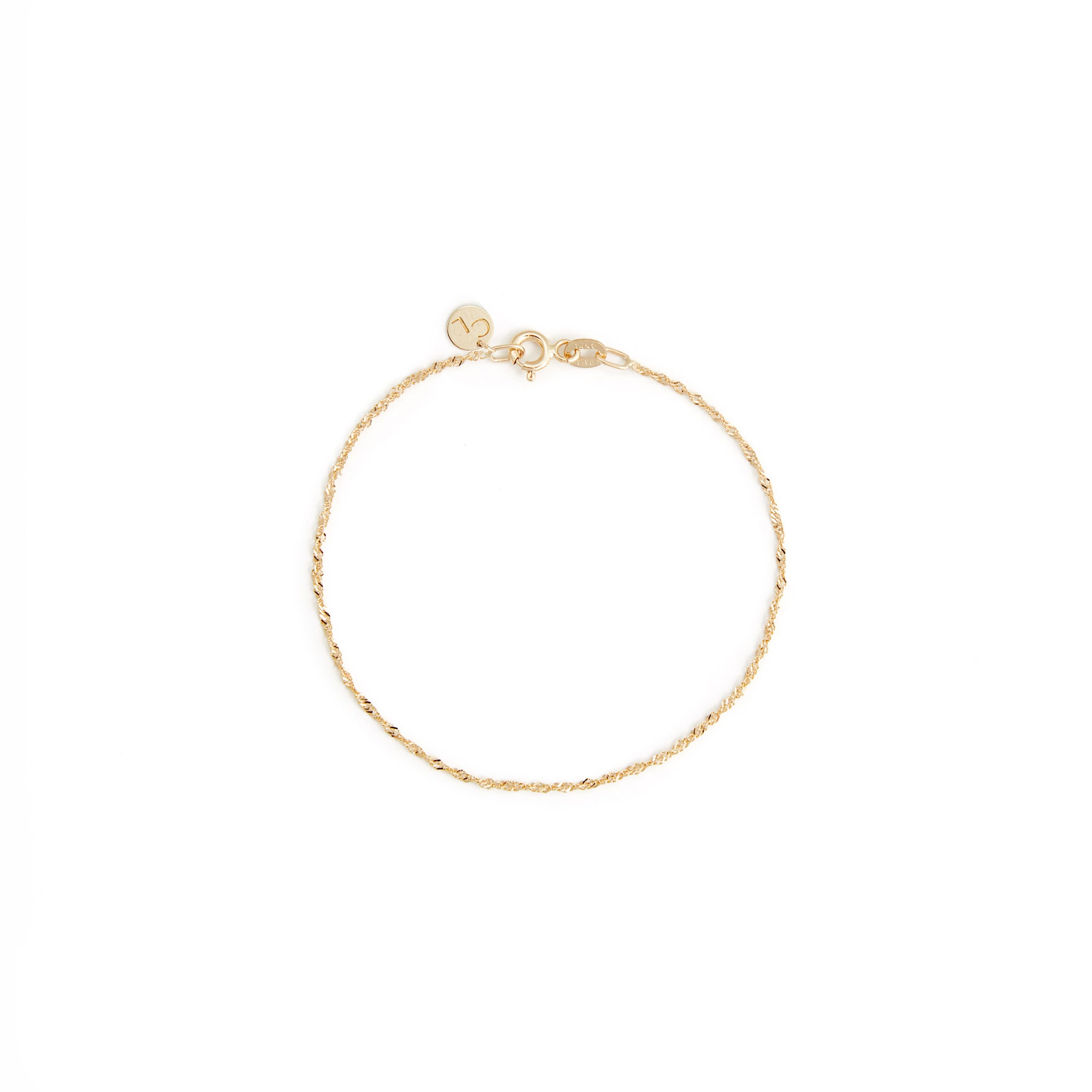 Torsade Bracelet - 10 Karat Gold – Twenty Compass