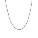 Thin Romance Necklace - Silver Necklaces Twenty Compass   