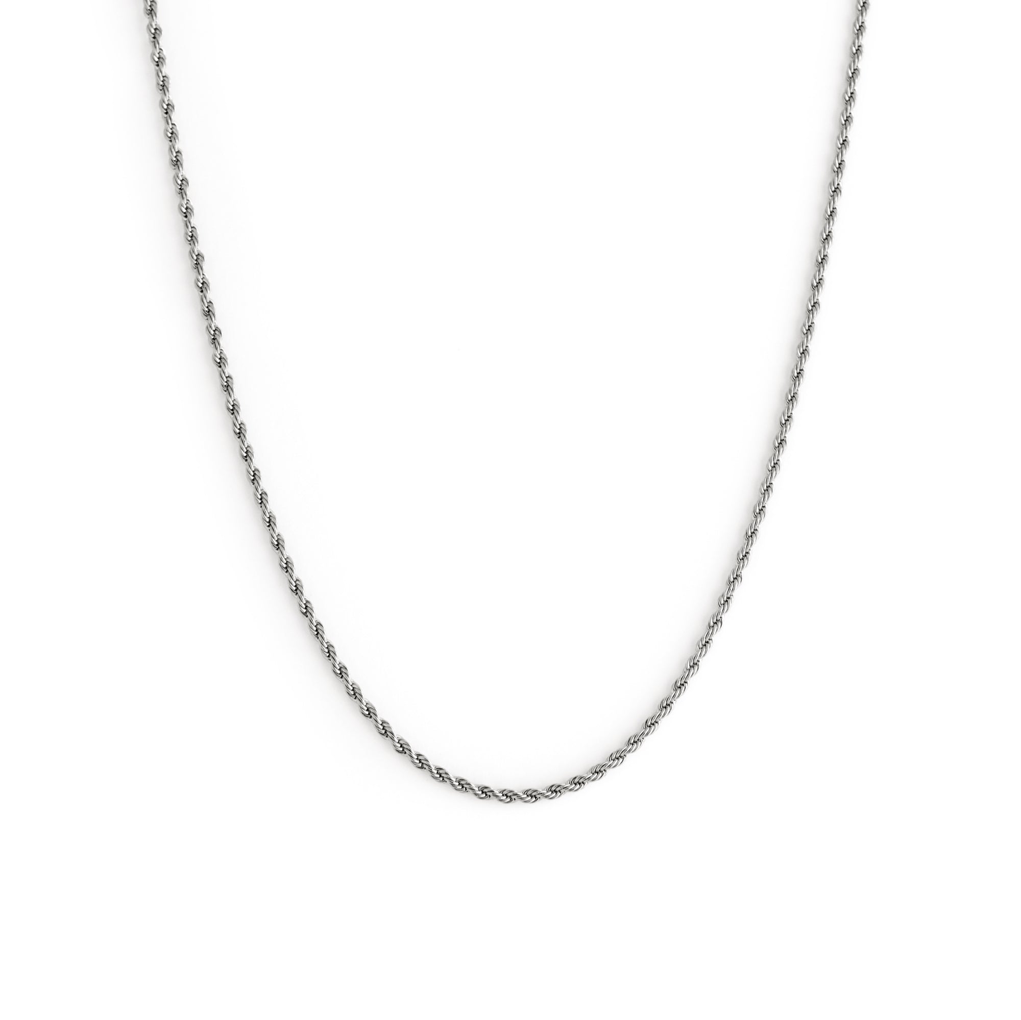 Thin Romance Necklace - Silver Necklaces Twenty Compass   